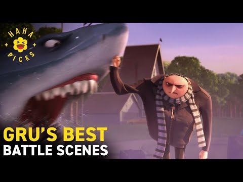 All of Gru's Best Fight Scenes | Despicable Me Franchise