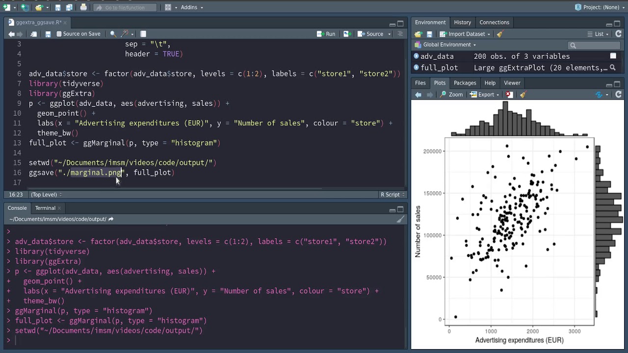 Saving a ggplot to a png file