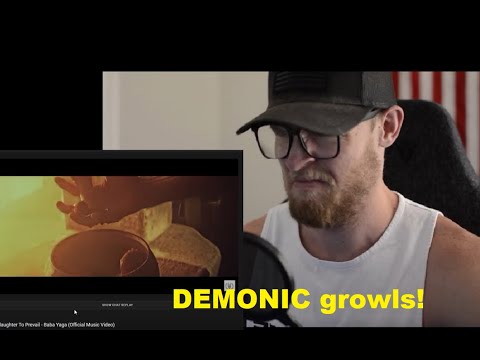 First time listening to Slaughter to Prevail! Random guy REACTS to Slaugter to Prevail | Baba Yaga