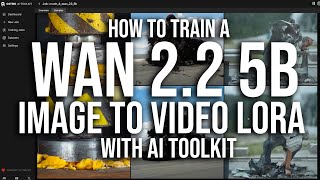 How to Train a Wan 2.2 5B Image to Video LoRA With AI Toolkit