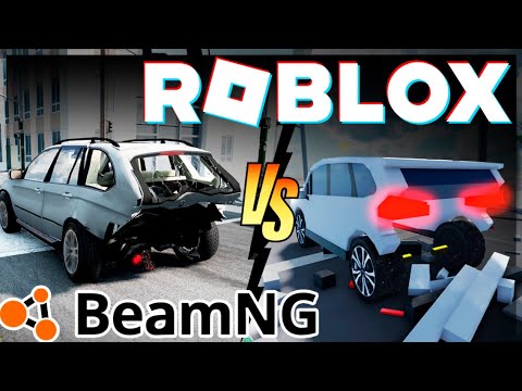 BeamNG VS Roblox 💥Car Crash Compilation 2