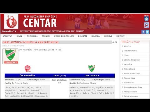 ŽRK Radnički (Obrenovac) - ORK Loznica 26.11.2017 - II poluvreme