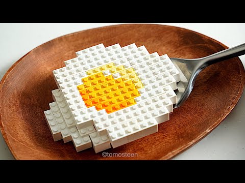 Lego Breakfast with Super Mario - Lego In Real Life 14 / Stop Motion Cooking & ASMR