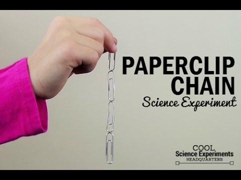 Use a Magnet to Make a Paper Clip Chain
