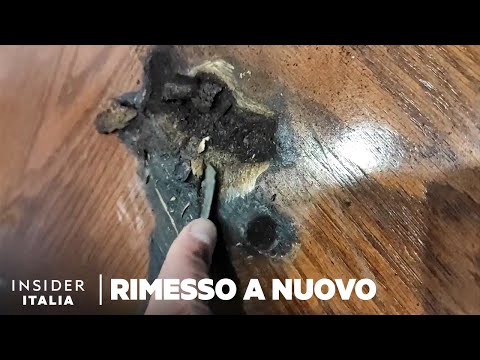 How to Professionally Restore a Burnt Table | Refurbished