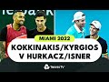 Thanasi Kokkinakis & Nick Kyrgios vs Hubert Hurkacz & John Isner | Miami 2022 Highlights
