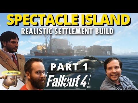 PLEASURE ISLAND AT SPECTACLE ISLAND - PART 1 | Realistic Fallout 4 settlement! | RangerDave Video