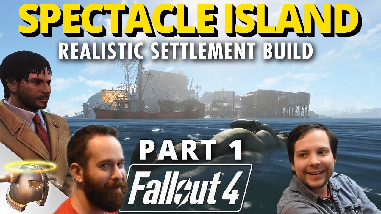 PLEASURE ISLAND AT SPECTACLE ISLAND - PART 1 | Realistic Fallout 4 settlement! | RangerDave