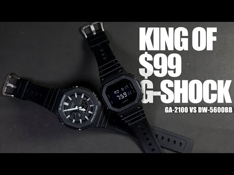 KING OF $99 G-SHOCK - CASIO GA-2100 VS DW-5600BB