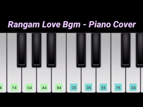 Rangam Love Bgm - Piano cover Slow Version | By BB Entertainment Piano