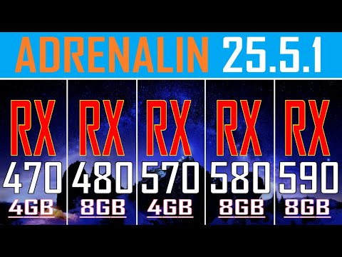 RX 470 vs RX 480 vs RX 570 vs RX 580 vs RX 590 || NEW DRIVER - 25.5.1 ||
