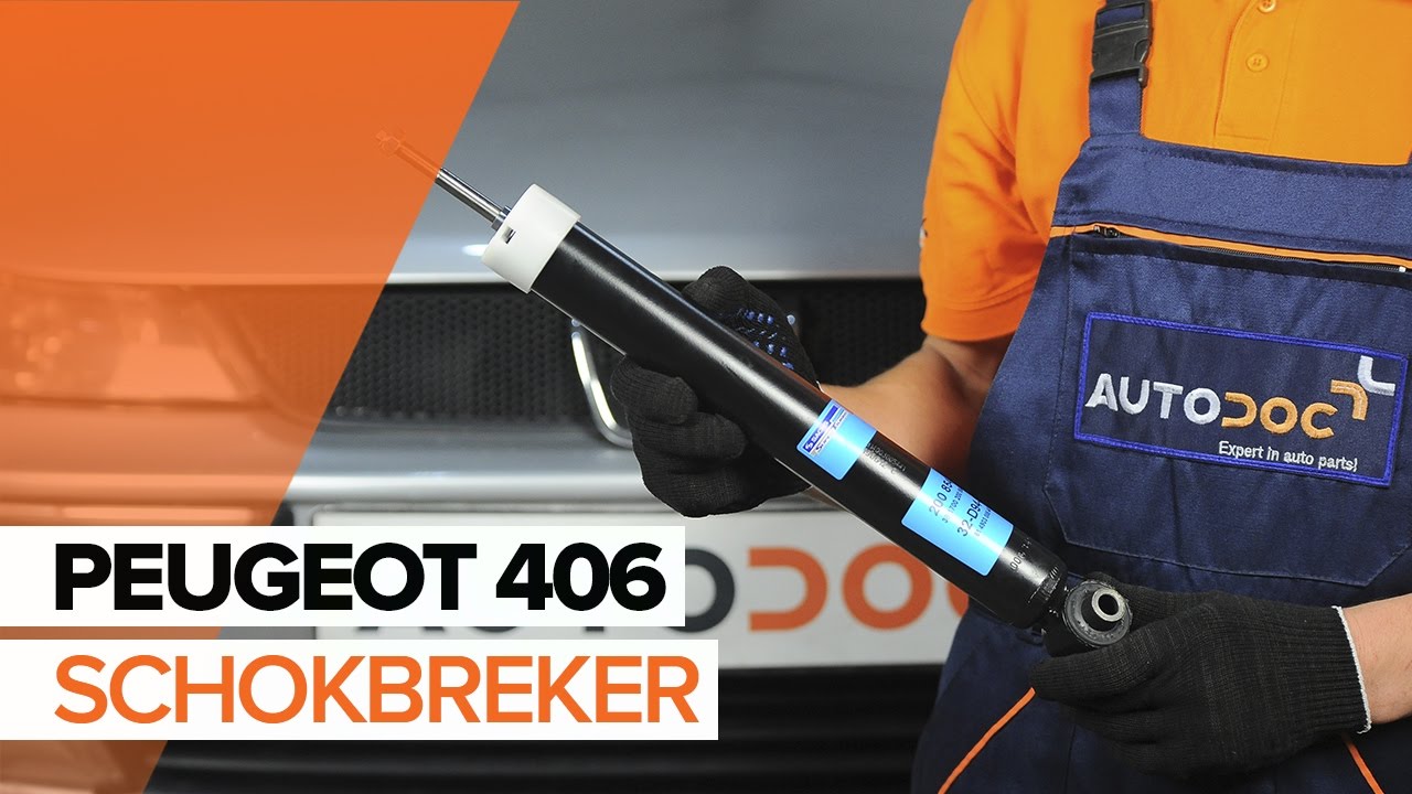 Hoe schokdempers achteraan vervangen bij een Peugeot 406 sedan – vervangingshandleiding