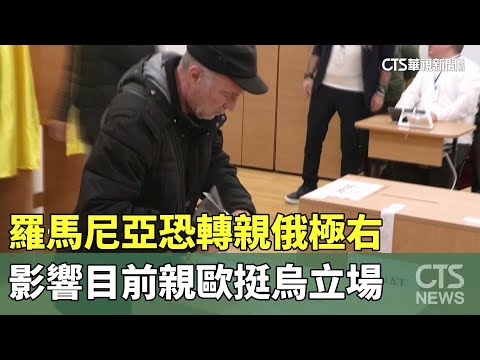羅馬尼亞恐轉親俄極右　影響目前親歐挺烏立場