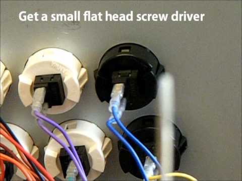 Madcatz TE fightstick Button mod Install