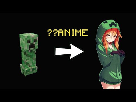 Glydezx - If minecraft mobs are anime... I Minecraft mobs comparisons I