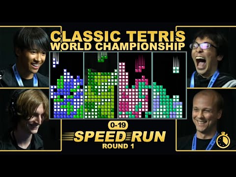 First to 19 Speedrun Round 1 - TETRIS RACE!
