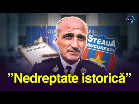 Nicio asociere pentru Steaua! Anunțul lui Talpan, după ce s-a inițiat modificarea Legii Sportului