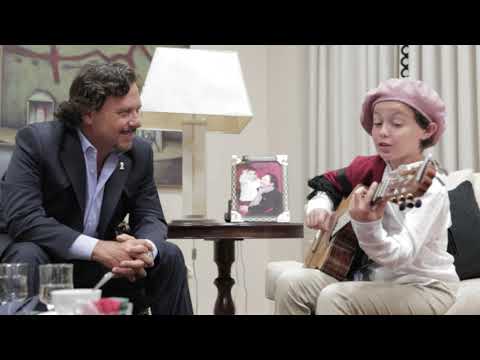 El gobernador Sáenz recibió a Milo, el niño prodigio del folklore
