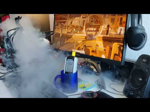 Galax  RTX 3080TI HOF at 2790MHz with Liquid Nitrogen and the new REAKTOR GPU Pot