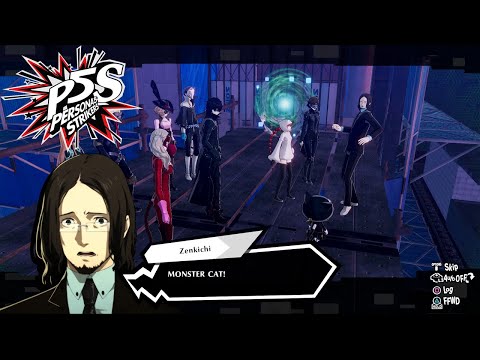 Persona 5 Strikers - Zenkichi enters jail for the first time