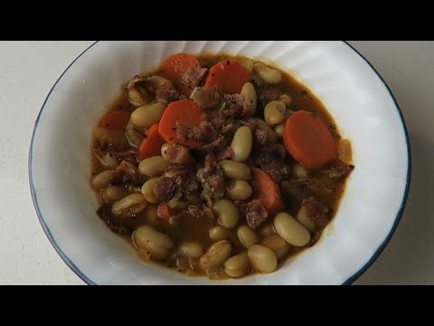 Fižolova juha (bean soup), Slovenian Recipe