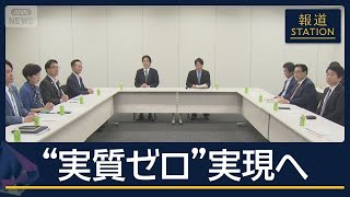 自民・給付で“実質0％”主張「食料品消費税1％」案を提示　野党は反発【報道ステーション】(2026年6月17日)