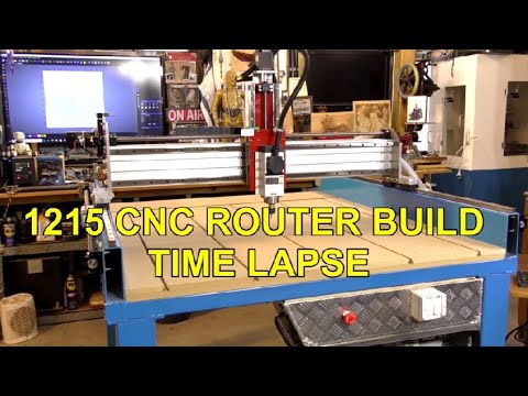 HOW TO Build a BIG CNC ROUTER! TIME LAPSE