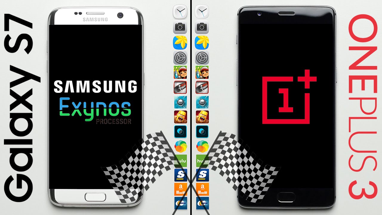 Galaxy S7 vs. OnePlus 3 Speed Test