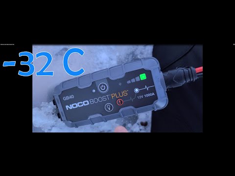 Extreme Cold Noco Boost Test - 32 C - 26 F