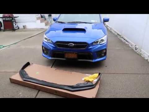 2019 Subaru WRX front Lip Install + Fender badges