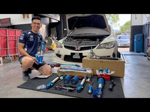 [VLOG] Upgrading the FD2R ceiling dampers with Cusco 3Way Adjustable + FL5, trying out 3M's lates...