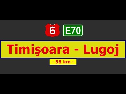 DN 6 (E-70): Timişoara - Lugoj (Dec. 17, 2016)