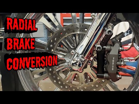 Performance Bagger Radial Brake Conversion Install