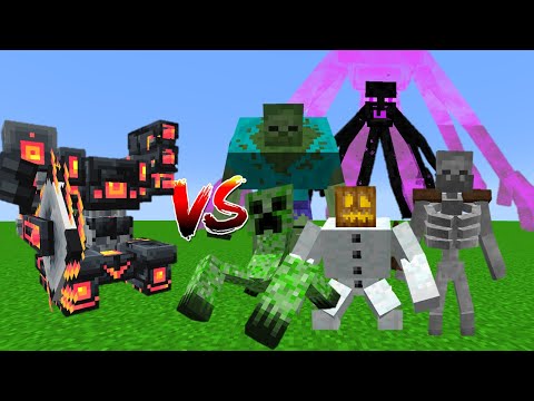 The Prowler(L_Ender's Cataclysm) Vs Mutant Monsters - Minecraft Mob Battle