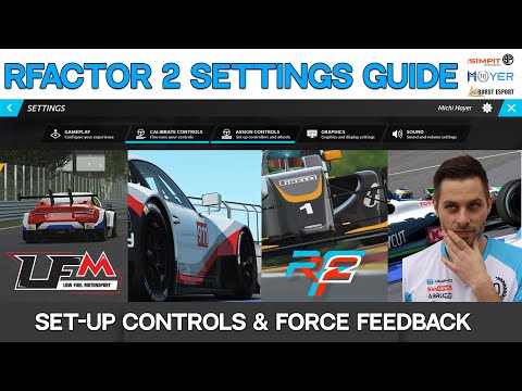 rFactor 2 Tutorial | Setting up Game Controls and FFB Force Feedback