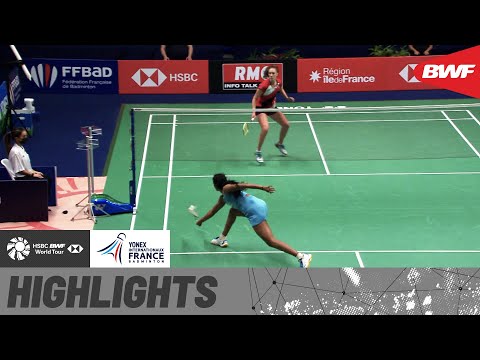 Line Christophersen takes on reigning world champion Pusarla V. Sindhu in Paris