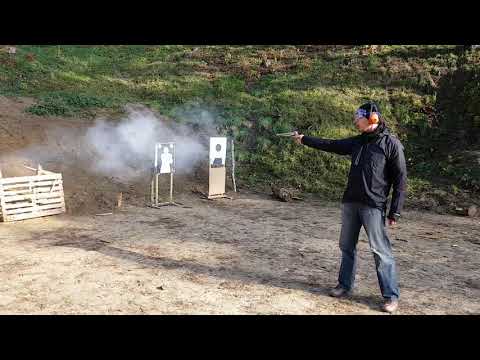 Test czarnoprochowego rewolweru Remington 1858 New Army. Lufa 8''