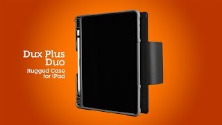 STM Dux Plus Duo Apple iPad 10.2 (2019) Flip Hoes Rood Hoesjes