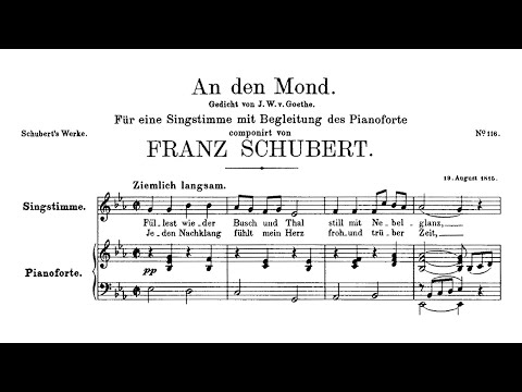 Schubert: An den Mond, D.259 - Hermann Prey, 1969 - Philips 6573 010