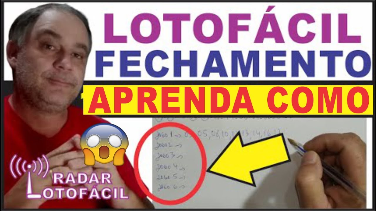 INCRÍVEL Este Fechamento Para Lotofácil Em Apenas 6 Combinações