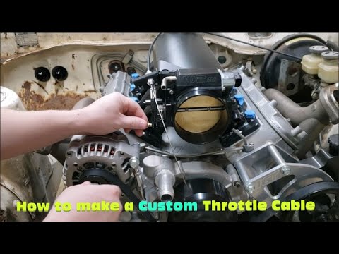 How to make a Custom Throttle Cable / LS Swapped Datsun 280zx