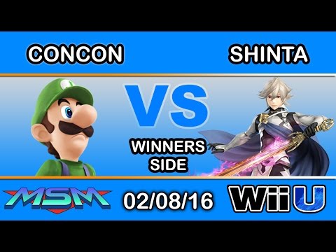 MSM 36 - SCB | ConCon (Luigi) Vs. Shinta (Corrin) Winners Side - Smash Wii U