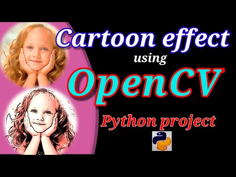 Cartoonsketch Effect On Images Using Opencv In Python Opencv Python Python Projects