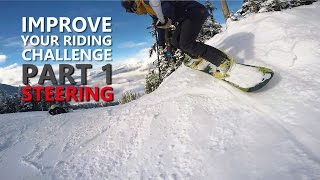 #15 Snowboard intermediate - Improve your snowboarding, part 1 (steering)
