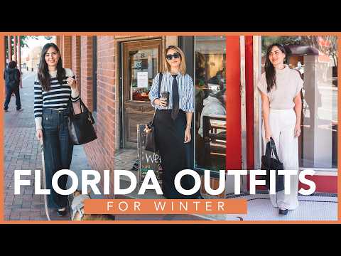 佛羅里達州十二月冬季服裝和配飾 (Florida Winter Outfits and Accessories for December)