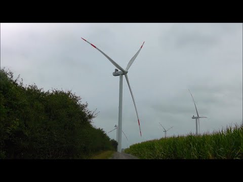 Wind farm Ostenfeld, 3 x Vestas V136 wind turbines at 82 m hub height 16.09.2021