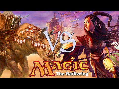 MtG Modern Gameplay - Abzan Midrange VS Burn