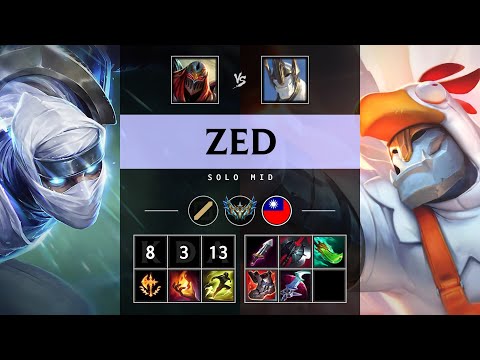 Zed Mid vs Galio - TW Challenger Patch 25.06
