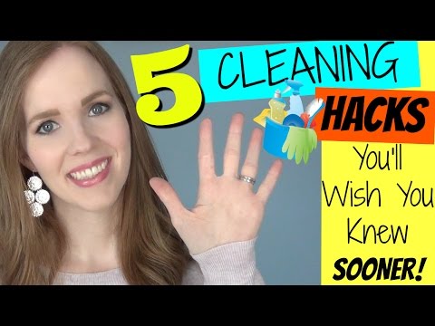 5 Cleaning Hacks You'll Wish You Knew SOONER! | Collab with LoveMeg Video