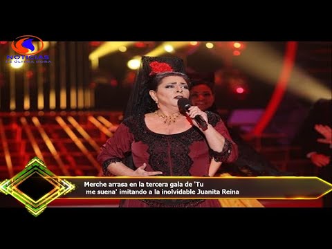 Merche arrasa en la tercera gala de 'Tu  me suena' imitando a la inolvidable Juanita Reina